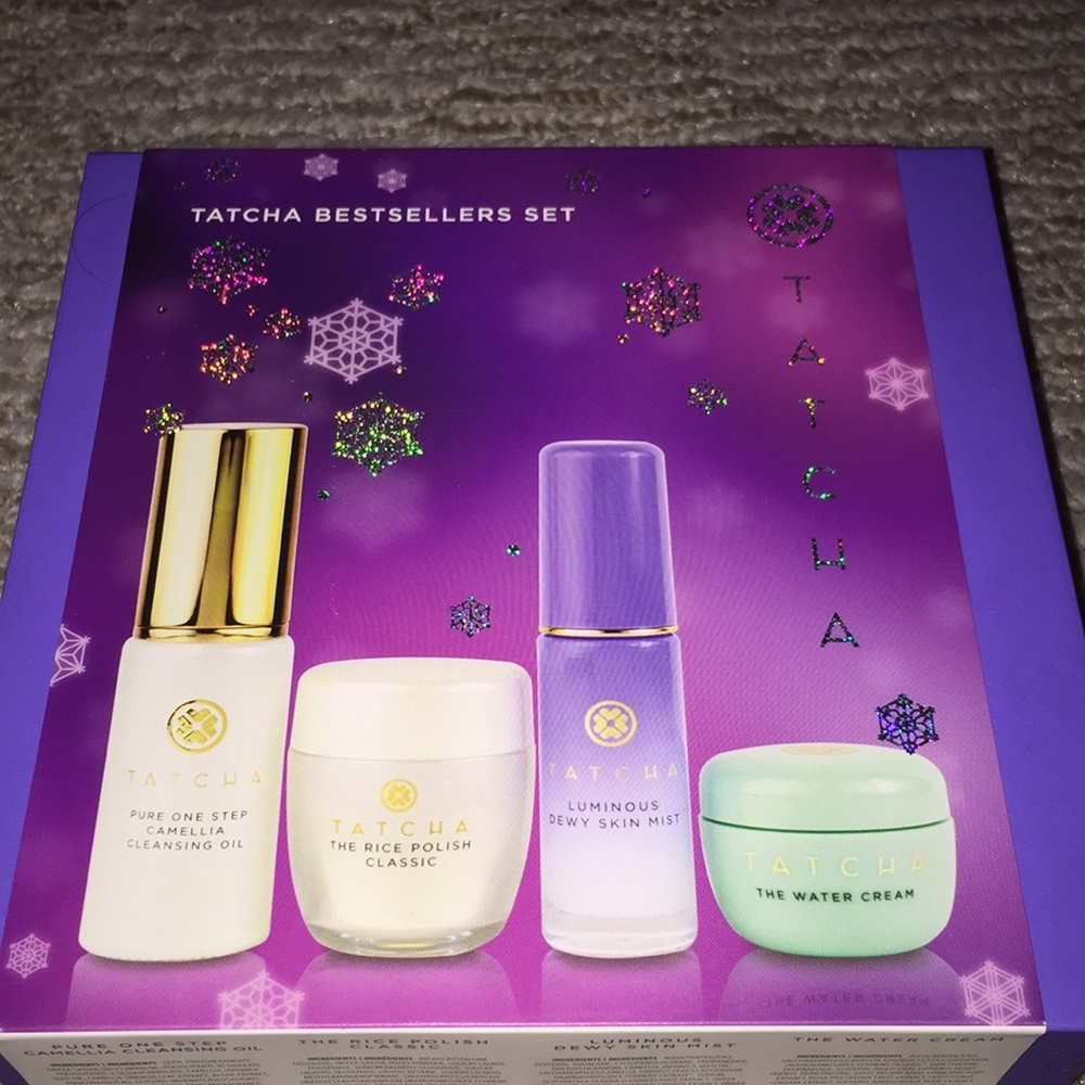 TATCHA BESTSELLERS SET WATER CREAM CLEANSING OIL